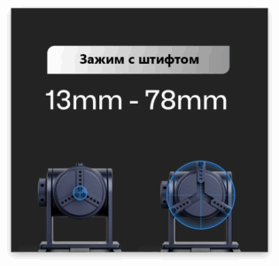 Поворотный модуль LaserPecker Rotary Extension